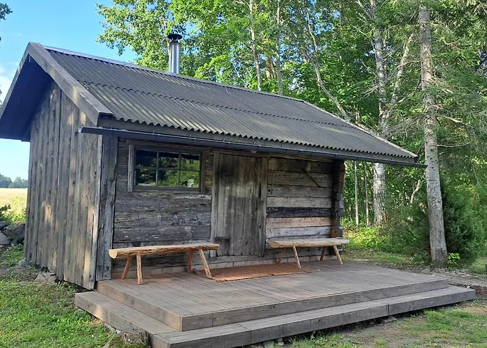 Trummi Glaemping Ja Korstnata Saun Luxussátor *